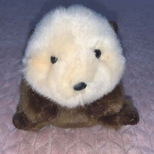 Aurora World Rolly Pet 5” Smiles Sea Otter Plush